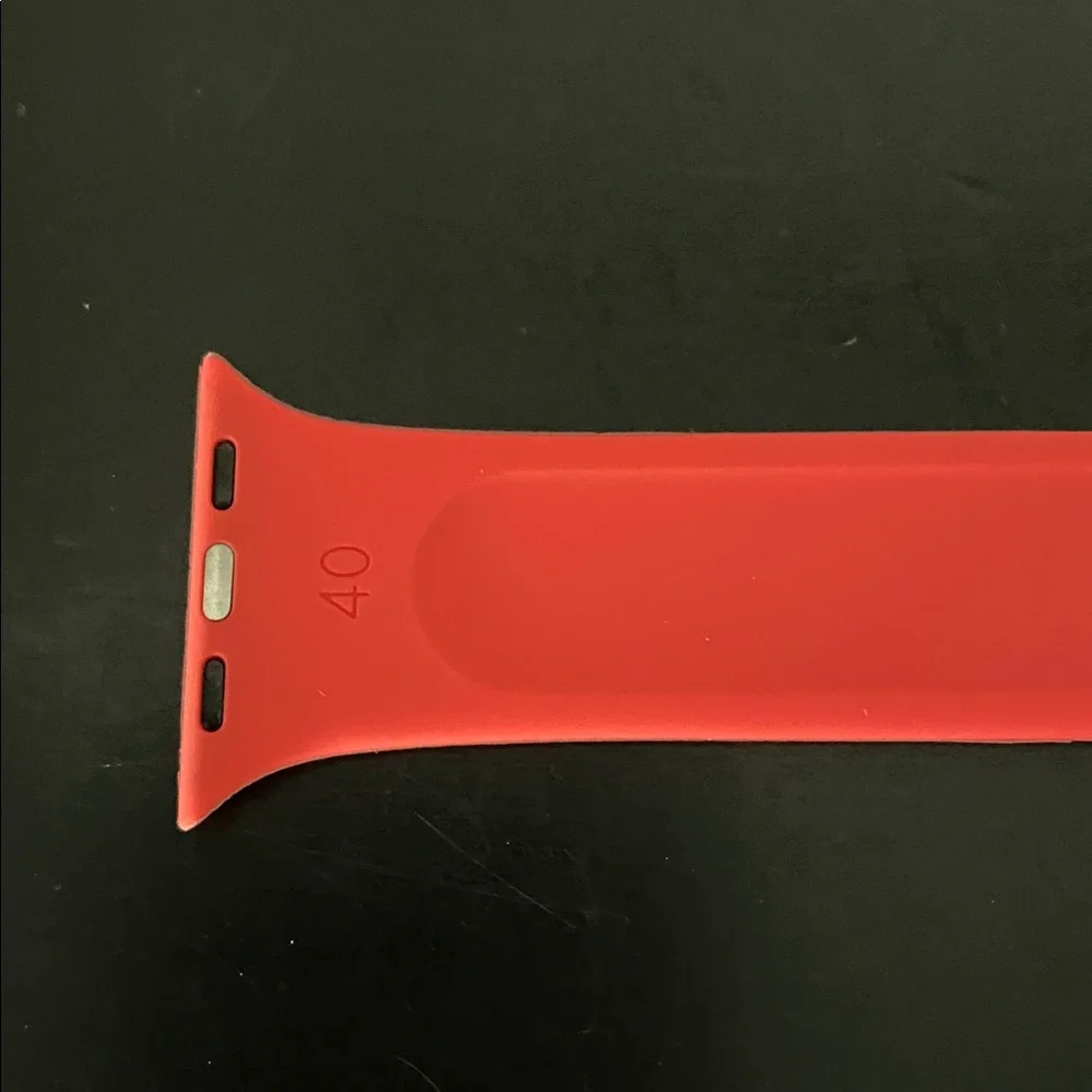 Orange Silicone Watch Band